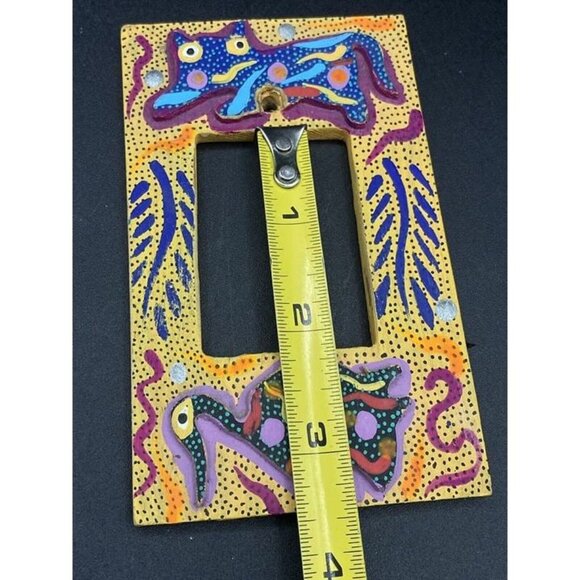 Pepe Santiago Alebrije Single Decora Switch Plate Cover Hand Painted Mexico - Picture 9 of 12